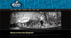 Desktop Screenshot of karmaracemanagement.com