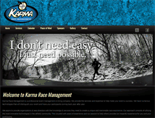 Tablet Screenshot of karmaracemanagement.com